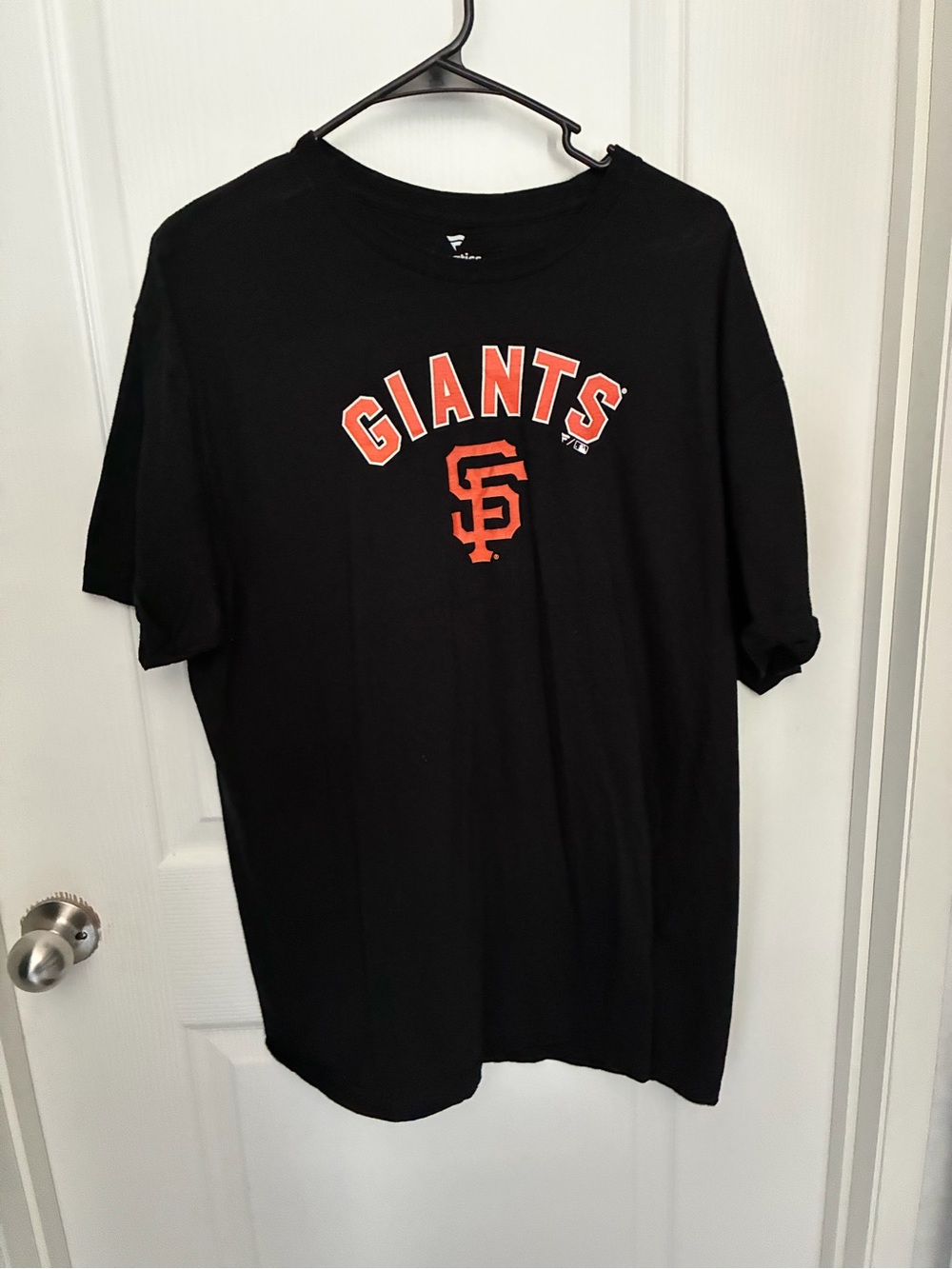 Fanatics San Francisco Giants Black Tee with Orange Logo